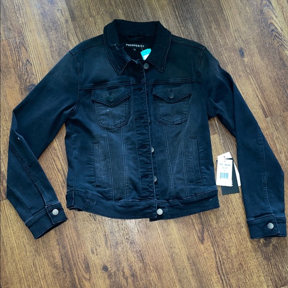 Prosperity Jackets & Blazers - Prosperity Black Jean Jacket
